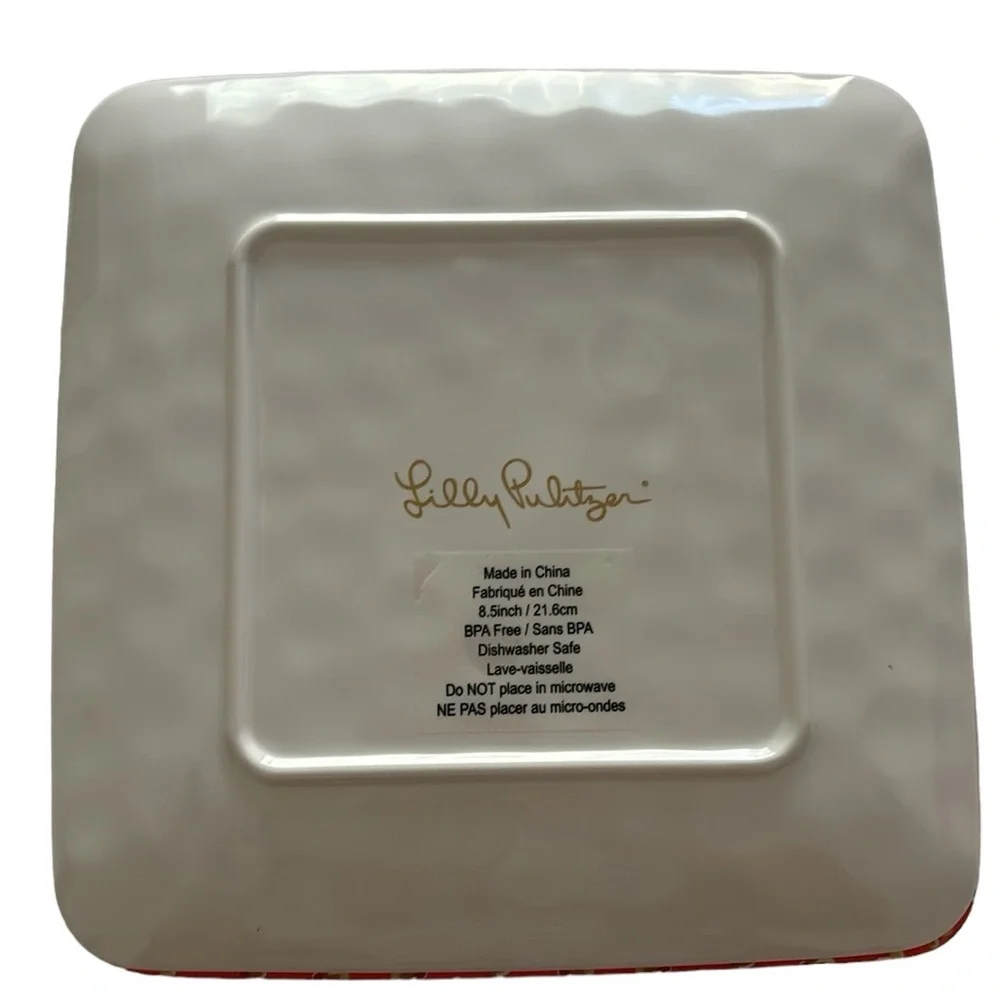 New with tags Lilly Pulitzer set of 4 plates